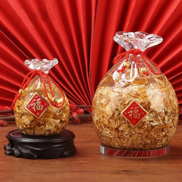 Phong thủy bình hồ lô, lư tụ tài, thùng vàng nước vàng lá thu hút tài lộc - Hình ảnh 4