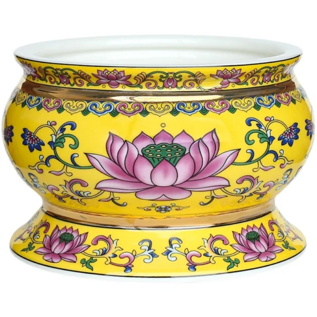 Lư sen Phước Lộc trưng bàn thờ, phụ kiện đồ thờ cúng - Hình ảnh 5