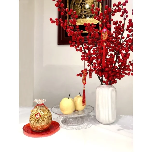 Dĩa nhựa cao cấp Kim Ngọc Mãn Đường chân cao, trưng trái cây, trang trí bàn thờ - Hình ảnh 2