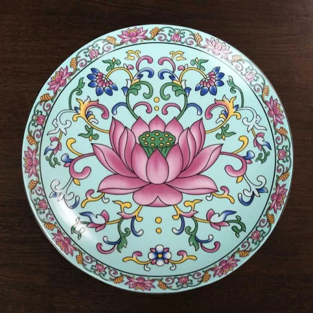 Dĩa sen Phước Lộc thờ cúng, bộ bàn thờ - Hình ảnh 3