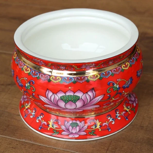 Lư sen Phước Lộc trưng bàn thờ, phụ kiện đồ thờ cúng - Hình ảnh 2