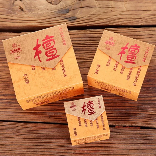 Nhang khoanh đàn hương JINWANGLAI chính hãng, 4h, 12h, 24h thư giãn, phong thủy - Hình ảnh 3