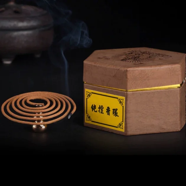 Nhang khoanh chuẩn Đàn hương Lão Sơn MỸ CHÂN HƯƠNG Tam Tạng chính hãng, xông nhà thư giãn, 100% đàn hương tự nhiên - Hình ảnh 3