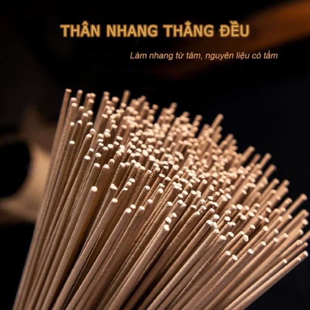 Nhang đàn hương không khói 100% tự nhiên, mùi hương thanh tao, phong thủy, 600 cây tiết kiệm - Hình ảnh 8